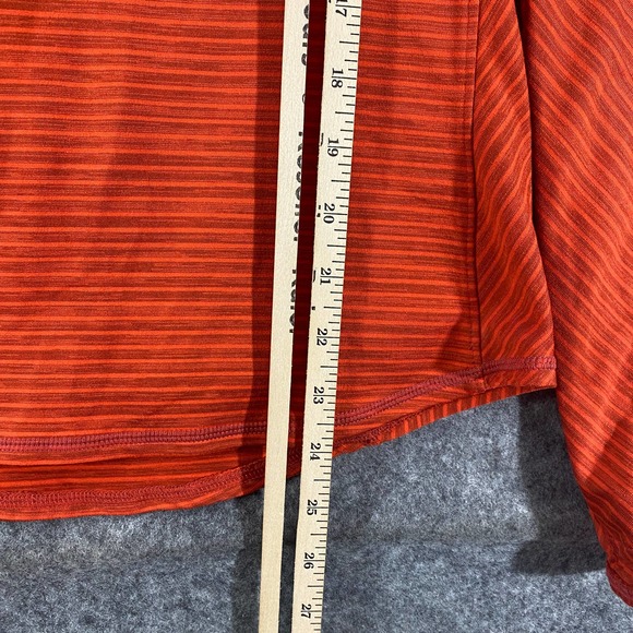 Athleta Jacket XS Red Striped Performance 1/4 Zip Layering Long Sleeve Pullover - Picture 12 of 12